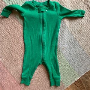 Primary emerald green one piece outfit